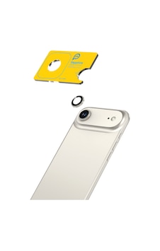 Piili Apple iPhone Uyumlu 17 Air Altın Safir Lens Koruyucu Piili Apple iPhone Uyumlu 17 Air Altın Safir Lens Koruyucu