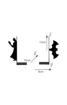 Hobi Demir Sanat Batman Figürlü Dekoratif Metal Kitap Tutucu Hobi Demir Sanat Batman Figürlü Dekoratif Metal Kitap Tutucu