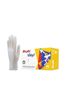 Beybi Pudrasız Vinil Vinyl Muayene Eldiveni Medium 20 Pk - 1 Koli Beybi Pudrasız Vinil Vinyl Muayene Eldiveni Medium 20 Pk - 1 Koli