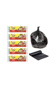 Ögem Büyük Boy Çöp Torbası Siyah 65X80 Cm 10 Lu 5 Rulo Ögem Büyük Boy Çöp Torbası Siyah 65X80 Cm 10 Lu 5 Rulo
