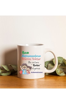Babalar Günü Kupa Bardak Beyaz
