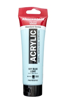 Amsterdam Standart Akrilik Boya 120ml Sky Blue Light / 551 Diğer Amsterdam Standart Akrilik Boya 120ml Sky Blue Light / 551 Diğer