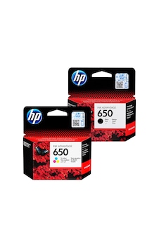 Hp 650 Renkli Siyah Kartuş Hp 650 Renkli Siyah Kartuş