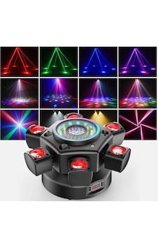 Dj Pro 6 Başlı Led Cree Bee Eyes-2 150 Watt Led Strobe Lazer Robot Işık Dj Pro 6 Başlı Led Cree Bee Eyes-2 150 Watt Led Strobe Lazer Robot Işık