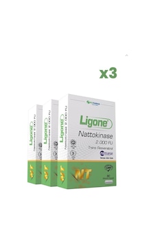 Ligone Nattokinase 30 Bitkisel Kapsül X3 Adet Ligone Nattokinase 30 Bitkisel Kapsül X3 Adet