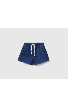 Benetton Kız Çocuk Denim Çocuk Şort Mavi Benetton Kız Çocuk Denim Çocuk Şort Mavi