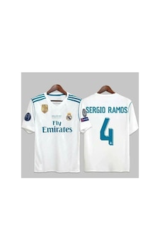 Real Madrid 2018 Kiev Şampiyonlar Ligi Finali Sergio Ramos Formas Çok Renkli Real Madrid 2018 Kiev Şampiyonlar Ligi Finali Sergio Ramos Formas Çok Renkli