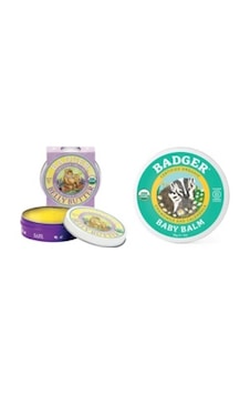Badger Karın Bölgesi Nemlendirici Krem 56 G + Bebek Kremi 56 G Badger Karın Bölgesi Nemlendirici Krem 56 G + Bebek Kremi 56 G