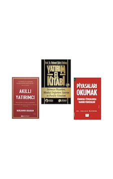 Akıllı Yatırımcı + Yatırım El Kıtabı + Pıyasaları Okumak 3set Akıllı Yatırımcı + Yatırım El Kıtabı + Pıyasaları Okumak 3set