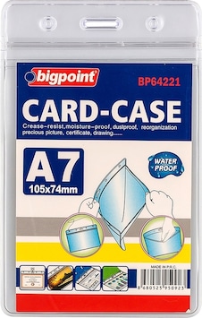 Bigpoint Kilitli Kart Poşeti Dikey A7 74x105mm 3 Adet Bigpoint Kilitli Kart Poşeti Dikey A7 74x105mm 3 Adet