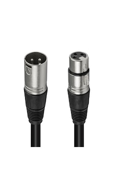 3 Metre Xlr 3 Pin Canon Soket Dişi - Erkek Mikrofon Stüdyo Jack Ara Kablosu 3 Metre Xlr 3 Pin Canon Soket Dişi - Erkek Mikrofon Stüdyo Jack Ara Kablosu