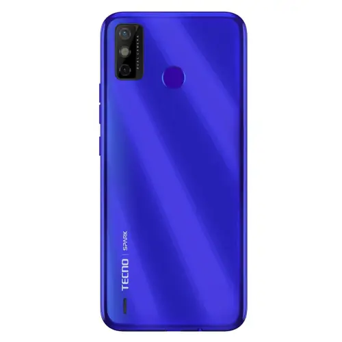Tecno Spark 6 Go Arka Kapağı Mavi Tecno Spark 6 Go Arka Kapağı Mavi