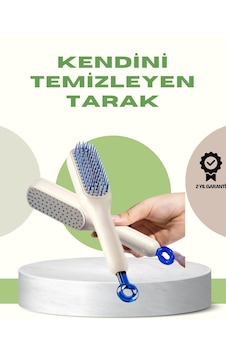 Anti-statik Saç Tarağı Silikon Masaj Uçlu Kolay Temizlenebilir 22 Cm Abs Gövde Mh-hs4990-7763