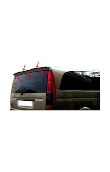 Mercedes Vito W639 Spoiler Bagaj Gt Fiber 2004 2014