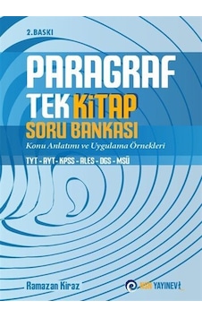 Tek Kitap Paragraf Soru Bankası / Ramazan Kiraz