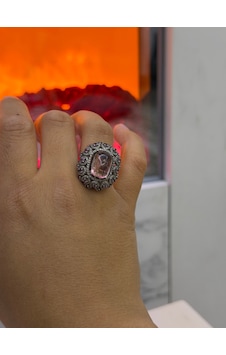Pembe Turmalin Elmas Yüzük 366