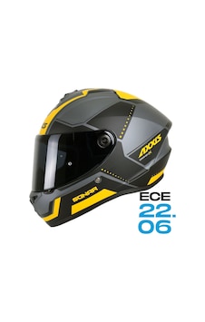 Axxis Draken S Sonar Kapalı Kask Mat Sarı - Siyah Axxis Draken S Sonar Kapalı Kask Mat Sarı - Siyah