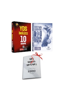 Yds İngilizce Pegem Akademi 10 Deneme Ve Modadil Yds Şampiyonu 10 Deneme Seti Hediyeli Set Yds İngilizce Pegem Akademi 10 Deneme Ve Modadil Yds Şampiyonu 10 Deneme Seti Hediyeli Set