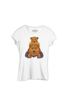 Father Bear And His Son Beyaz Kadın Tshirt 001 Father Bear And His Son Beyaz Kadın Tshirt 001