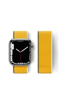Apple Watch 42mm Hasırlı Cırtcırtlı Kordon Saat Değildir - Sarı Apple Watch 42mm Hasırlı Cırtcırtlı Kordon Saat Değildir - Sarı