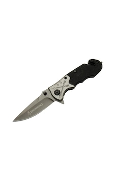 8-10 Siyah Kurtarma / Kamp Çakı 16,5cm - Yarı Otomatik, Kemerlikli, Cam Kırma Ve İp Kesme Aparatlı, Ok Figürlü Sap 8-10 Siyah Kurtarma / Kamp Çakı 16,5cm - Yarı Otomatik, Kemerlikli, Cam Kırma Ve İp Kesme Aparatlı, Ok Figürlü Sap