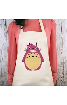 Totoro Anime Su İtici Özellikli Mutfak Önlüğü Totoro Anime Su İtici Özellikli Mutfak Önlüğü