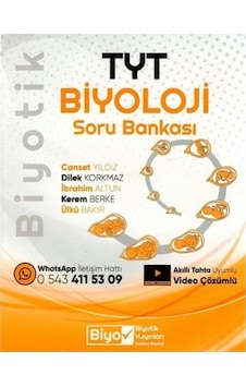 Tyt Biyoloji Biyotik Soru Bankası - Canset Yıldız Tyt Biyoloji Biyotik Soru Bankası - Canset Yıldız