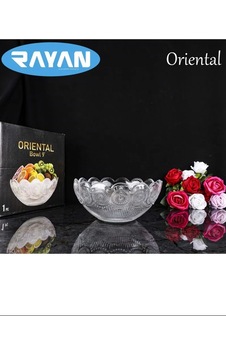 Jenerik Cam Kase Bohemia Meyvelik 23 Cm. Royaleks-g-505b Çok Renkli Jenerik Cam Kase Bohemia Meyvelik 23 Cm. Royaleks-g-505b Çok Renkli