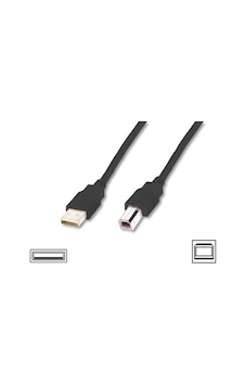 Digitus Ak-300105-050-S 5 M Usb 2.0 To Usb Tip B Erkek-Erkek Awg28 Usb 2.0 Yazıcı Kablosu Digitus Ak-300105-050-S 5 M Usb 2.0 To Usb Tip B Erkek-Erkek Awg28 Usb 2.0 Yazıcı Kablosu