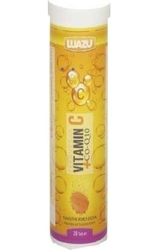 Luazu Vitamin C + Coenzyme Q10 + Vit D3 20 Efervesan Tablet Luazu Vitamin C + Coenzyme Q10 + Vit D3 20 Efervesan Tablet