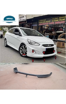Hyundai Accent Blue Ön Tampon Eki Boyasız Ham Siyah Fiberclass Hyundai Accent Blue Ön Tampon Eki Boyasız Ham Siyah Fiberclass