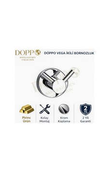 Doppo Point Vega İkili Bornozluk Krom