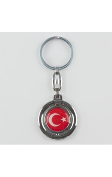 Ay Yıldız Figürlü Metal Anahtarlık Ay Yıldız Figürlü Metal Anahtarlık