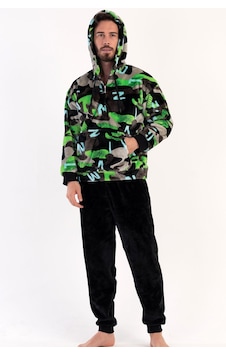Vienetta Erkek Uzun Kol Welsoft Kapüşonlu Siyah Pijama Takım C9t7n0o403 001 Vienetta Erkek Uzun Kol Welsoft Kapüşonlu Siyah Pijama Takım C9t7n0o403 001