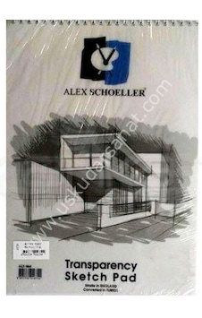 Alex Schoeller Eskiz Blok Transparan Spiralli A3 50/55gr. 30 Yapr Alex Schoeller Eskiz Blok Transparan Spiralli A3 50/55gr. 30 Yapr
