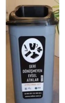 Sıfır Atık Projesi Evsel Atık Kutusu 60 Lt Sıfır Atık Projesi Evsel Atık Kutusu 60 Lt