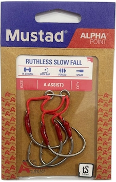 Mustad Alpha Point Ruthless Slow Fall A-assıst3 Asist Olta İğnesi 3/0 No - 2 Adet Mustad Alpha Point Ruthless Slow Fall A-assıst3 Asist Olta İğnesi 3/0 No - 2 Adet