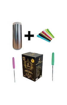 Yt Kefo Gold 26 Mm 1 Kg Rulo Folyo Nargile Iğnesi 2 Ad. 1 Paket Sipsi Yt Kefo Gold 26 Mm 1 Kg Rulo Folyo Nargile Iğnesi 2 Ad. 1 Paket Sipsi
