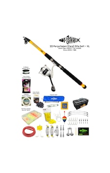 Fishack 22 Parça Sazan Carp Olta Seti Xl - 3.60mt / 50-100gr Fishack 22 Parça Sazan Carp Olta Seti Xl - 3.60mt / 50-100gr