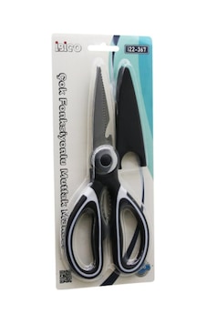 4 Adet Mutfak Makası Çok Fonksiyonlu Kesici Kıracak Açacak, Plastik Koruma Kapaklı Ve Ergonomik Saplı, Kitchen Scissors Bal 4 Adet Mutfak Makası Çok Fonksiyonlu Kesici Kıracak Açacak, Plastik Koruma Kapaklı Ve Ergonomik Saplı, Kitchen Scissors Bal