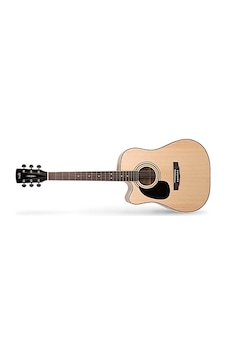 Cort Ad880Celhns Elektro Akustik Gitar Solak Natürel Satin Cort Ad880Celhns Elektro Akustik Gitar Solak Natürel Satin