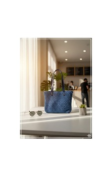 Execanta Omuz Çanta Kağıt İp Örme Gece Mavisi 35x35x27 Gece Mavisi Execanta Omuz Çanta Kağıt İp Örme Gece Mavisi 35x35x27 Gece Mavisi