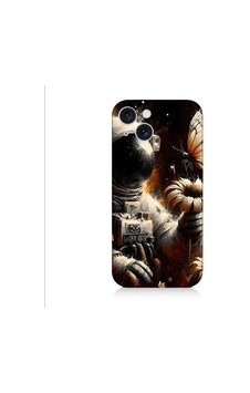 Apple Uyumlu iPhone 15 Plus Uzay Astronotu Desenli Silikon Kılıf Silikon Apple Uyumlu iPhone 15 Plus Uzay Astronotu Desenli Silikon Kılıf Silikon