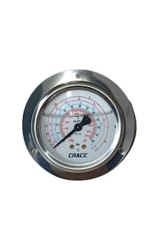 Crace Rıng-63-k1-16-01 Alçak Bas. Ark.çık. Flanşlı Glis. Manometre R-22/r-134a/r-404a Crace Rıng-63-k1-16-01 Alçak Bas. Ark.çık. Flanşlı Glis. Manometre R-22/r-134a/r-404a