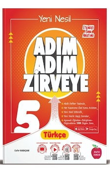 Newton 5. Sınıf Adım Adım Zirveye Türkçe Etkinlikli Soru Bankası Newton 5. Sınıf Adım Adım Zirveye Türkçe Etkinlikli Soru Bankası