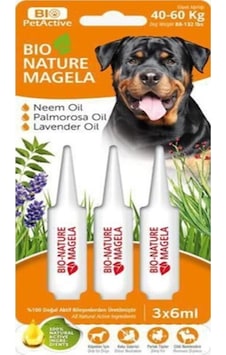 Pet Active Bio Nature Köpek Tüy Ve Deri Bakım Damlası 40-60 Kg 3x Pet Active Bio Nature Köpek Tüy Ve Deri Bakım Damlası 40-60 Kg 3x