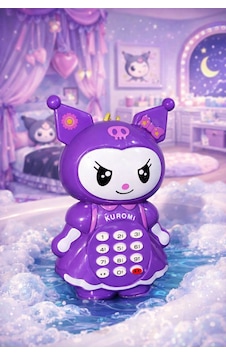 Kuromi Müzikli Oyuncak Telefon Mor