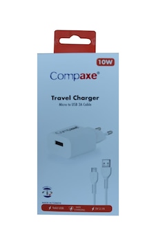Compaxe CTA-521MU 5V 2.1A 10 W USB 3. Mikro Şarj Aleti 1 M