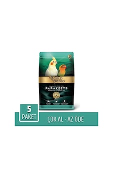 Gold Wings Premium Paraket Yemi 1kg X 5 Paket Gold Wings Premium Paraket Yemi 1kg X 5 Paket