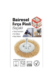Bay-Tec Pimli Dairesel Çanak Fırça (Saçaklı) / 50 - 75 - 100 Mm Bay-Tec Pimli Dairesel Çanak Fırça (Saçaklı) / 50 - 75 - 100 Mm